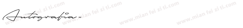 Autografia字体转换