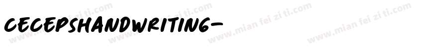 cecepshandwriting字体转换