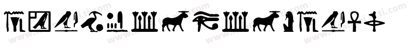 TrilogyEgyptian字体转换