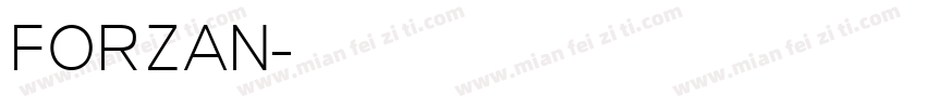 Forzan字体转换