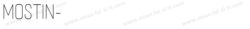mostin字体转换
