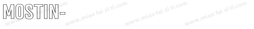 mostin字体转换