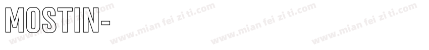 mostin字体转换