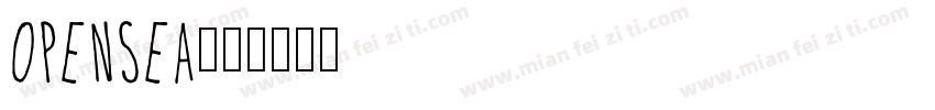 Opensea字体转换