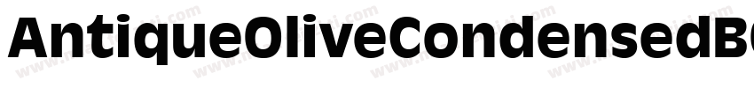 AntiqueOliveCondensedBQ-Bold字体转换