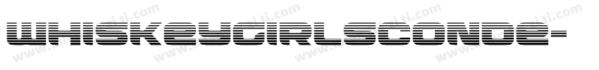 WhiskeyGirlsConde字体转换