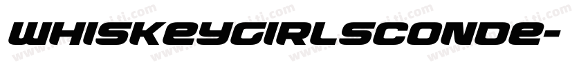 WhiskeyGirlsConde字体转换