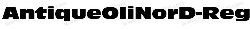 AntiqueOliNorD-Regu字体转换