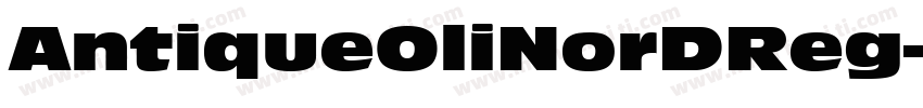 AntiqueOliNorDReg字体转换