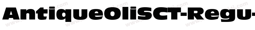 AntiqueOliSCT-Regu字体转换
