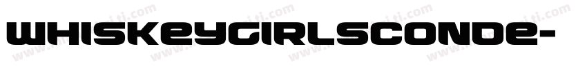 WhiskeyGirlsConde字体转换