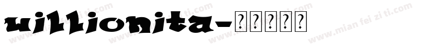 willionita字体转换