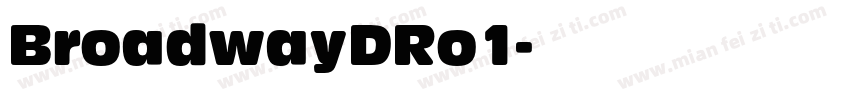 BroadwayDRo1字体转换