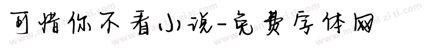可惜你不看小说字体转换