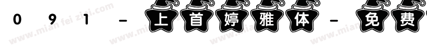 091-上首婷雅体字体转换