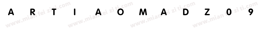 ARTIAOMADZ091字体转换