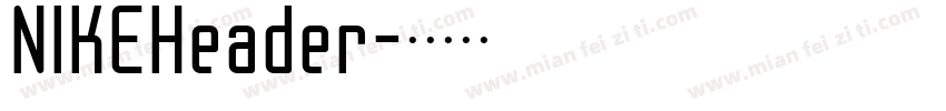 NIKEHeader字体转换