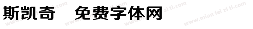 斯凯奇字体转换