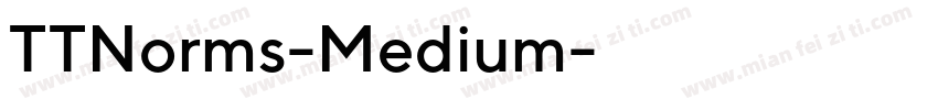 TTNorms-Medium字体转换