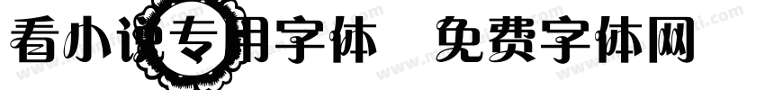 看小说专用字体字体转换