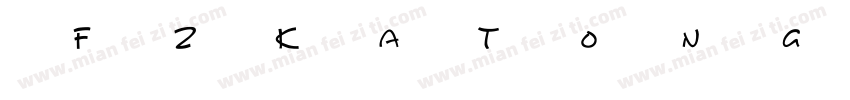 FZKaTong-M19S字体转换