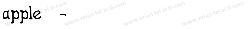 apple字库字体转换