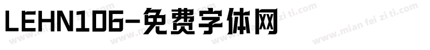 LEHN106字体转换