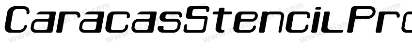 CaracasStencilPro字体转换