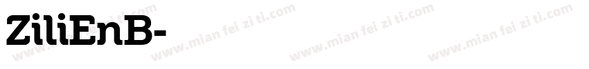 ZiliEnB字体转换