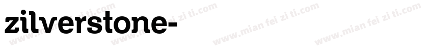 zilverstone字体转换