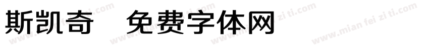 斯凯奇字体转换