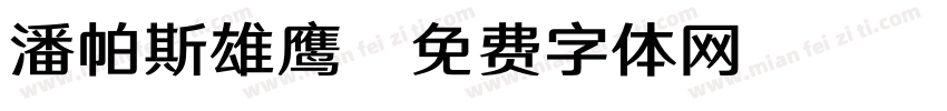 潘帕斯雄鹰字体转换