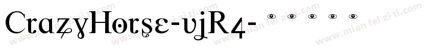 CrazyHorse-vjR4字体转换