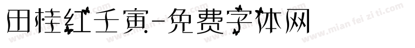 田桂红壬寅字体转换