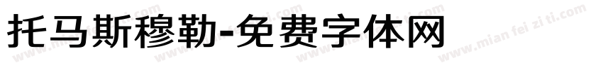 托马斯穆勒字体转换