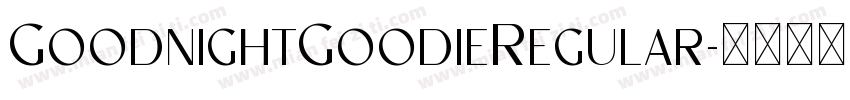 GoodnightGoodieRegular字体转换
