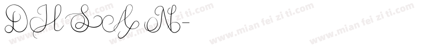 DHSAN字体转换