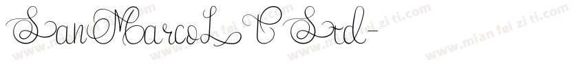 SanMarcoLTStd字体转换