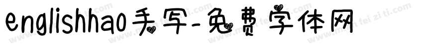 englishhao手写字体转换