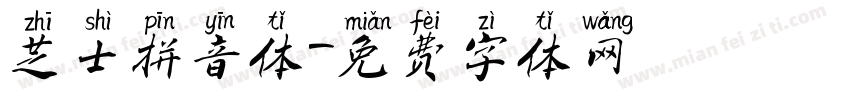 芝士拼音体字体转换