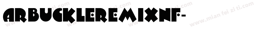 ArbuckleRemixNF字体转换
