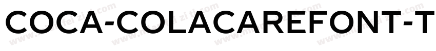 COCA-COLACAREFONT-TEXTMEDIUM--GB1-0字体转换