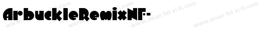ArbuckleRemixNF字体转换