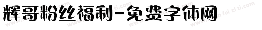 辉哥粉丝福利字体转换