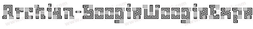 Archian-BoogieWoogieExpert字体转换