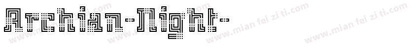 Archian-Night字体转换