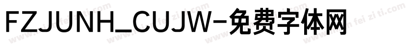 FZJUNH_CUJW字体转换