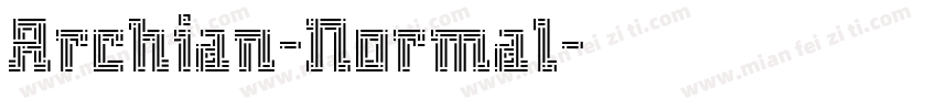Archian-Normal字体转换