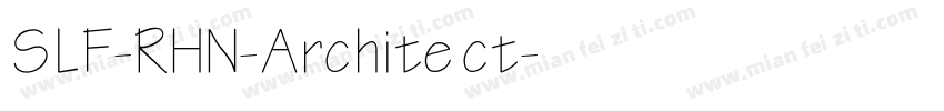 SLF-RHN-Architect字体转换