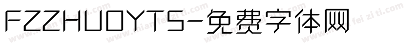 FZZHUOYTS字体转换